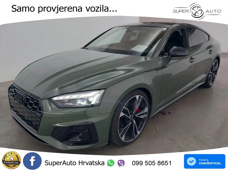 Audi A5 Sportback 45 TFSI (265 KS) quattro S tronic 2x S line LED+GR SJED+ACC