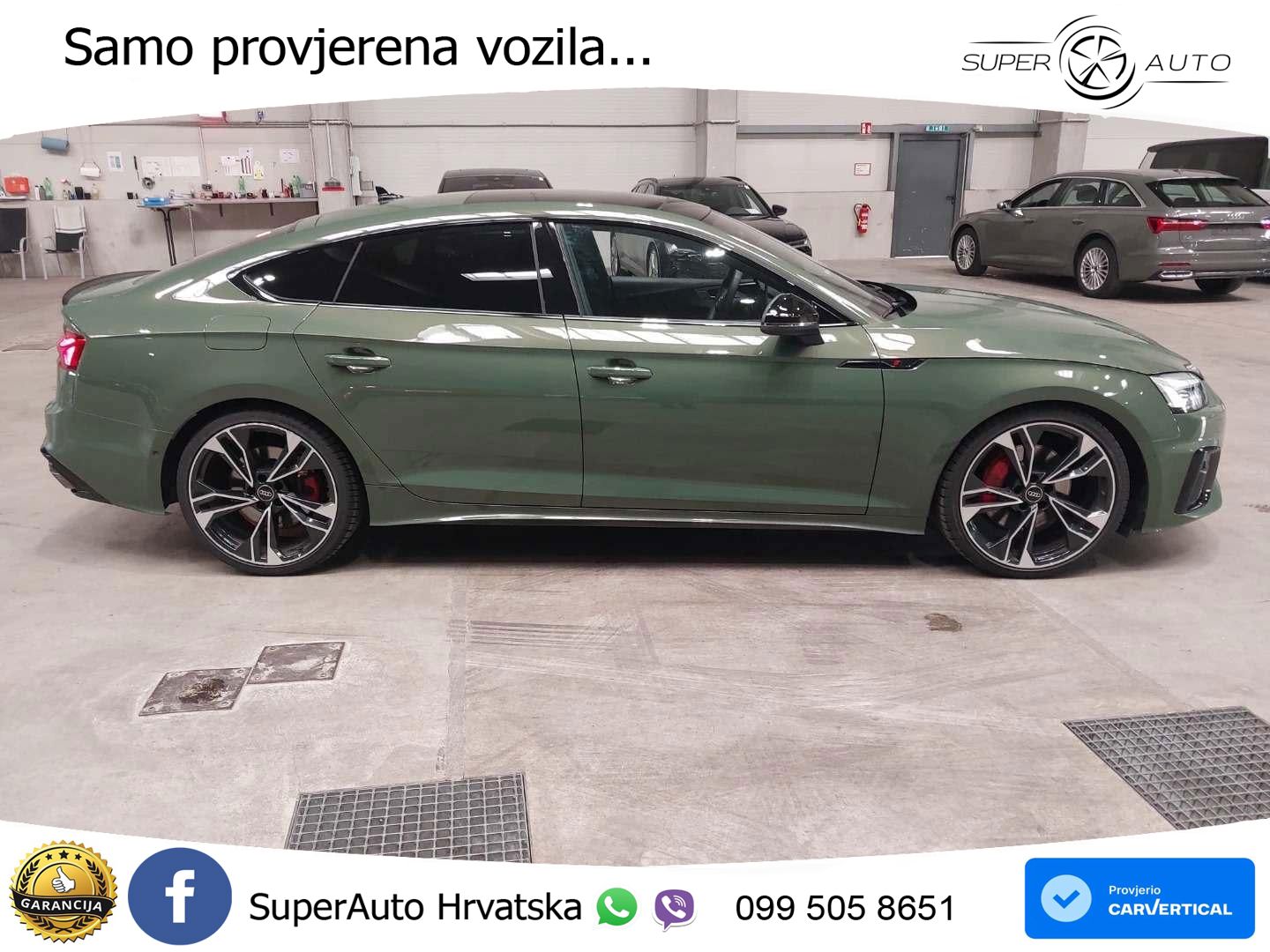 Audi A5 Sportback 45 TFSI (265 KS) quattro S tronic 2x S line LED+GR SJED+ACC
