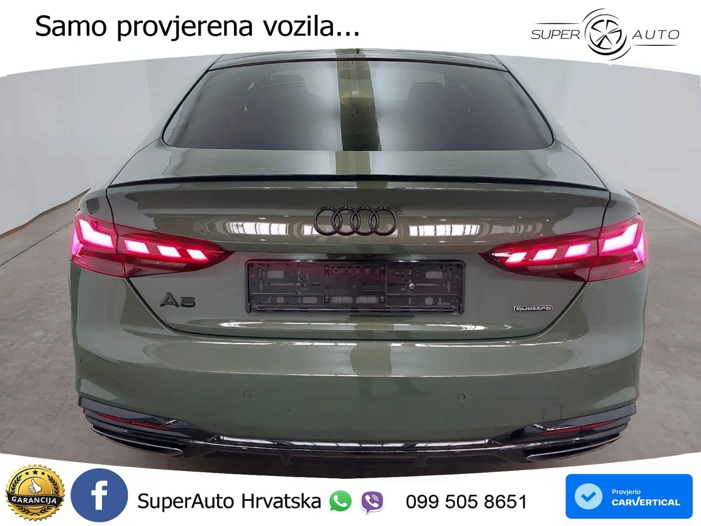 Audi A5 Sportback 45 TFSI (265 KS) quattro S tronic 2x S line LED+GR SJED+ACC
