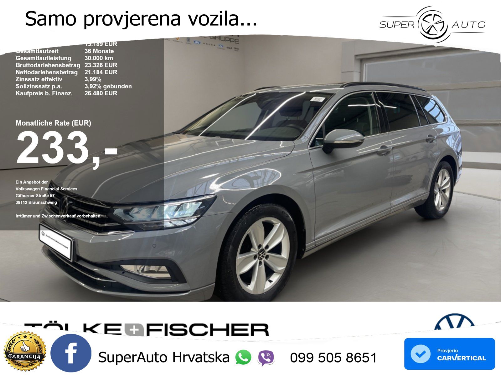 Volkswagen Passat Variant 2.0 TDI (200 KS) 4MOTION DSG Business LED+GR SJED+ACC