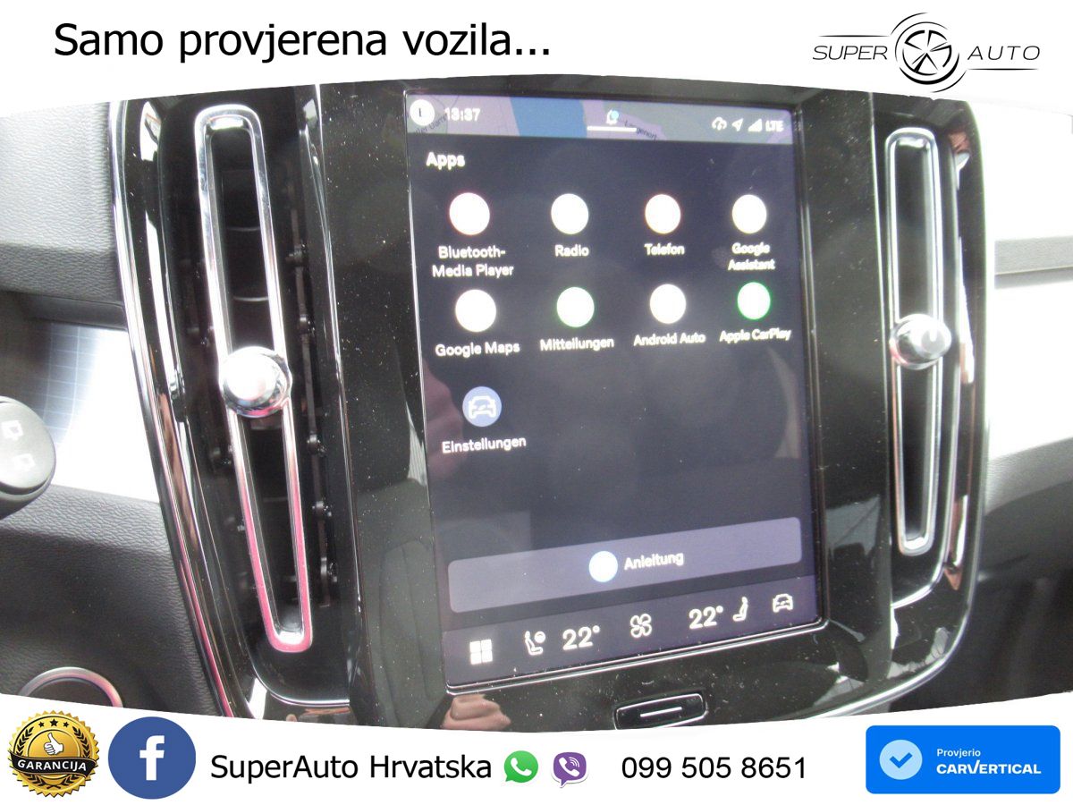 Volvo XC40 2.0 B3 163 KS Automatic LED+GR SJED+ACC
