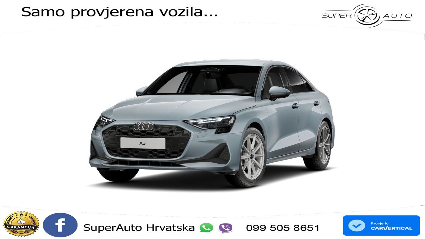 Audi A3 Limuzina 30 TFSI (116 KS) LED+GR SJED+ACC