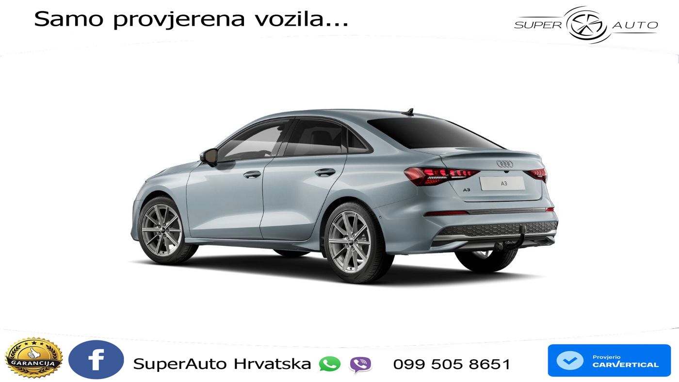 Audi A3 Limuzina 30 TFSI (116 KS) LED+GR SJED+ACC