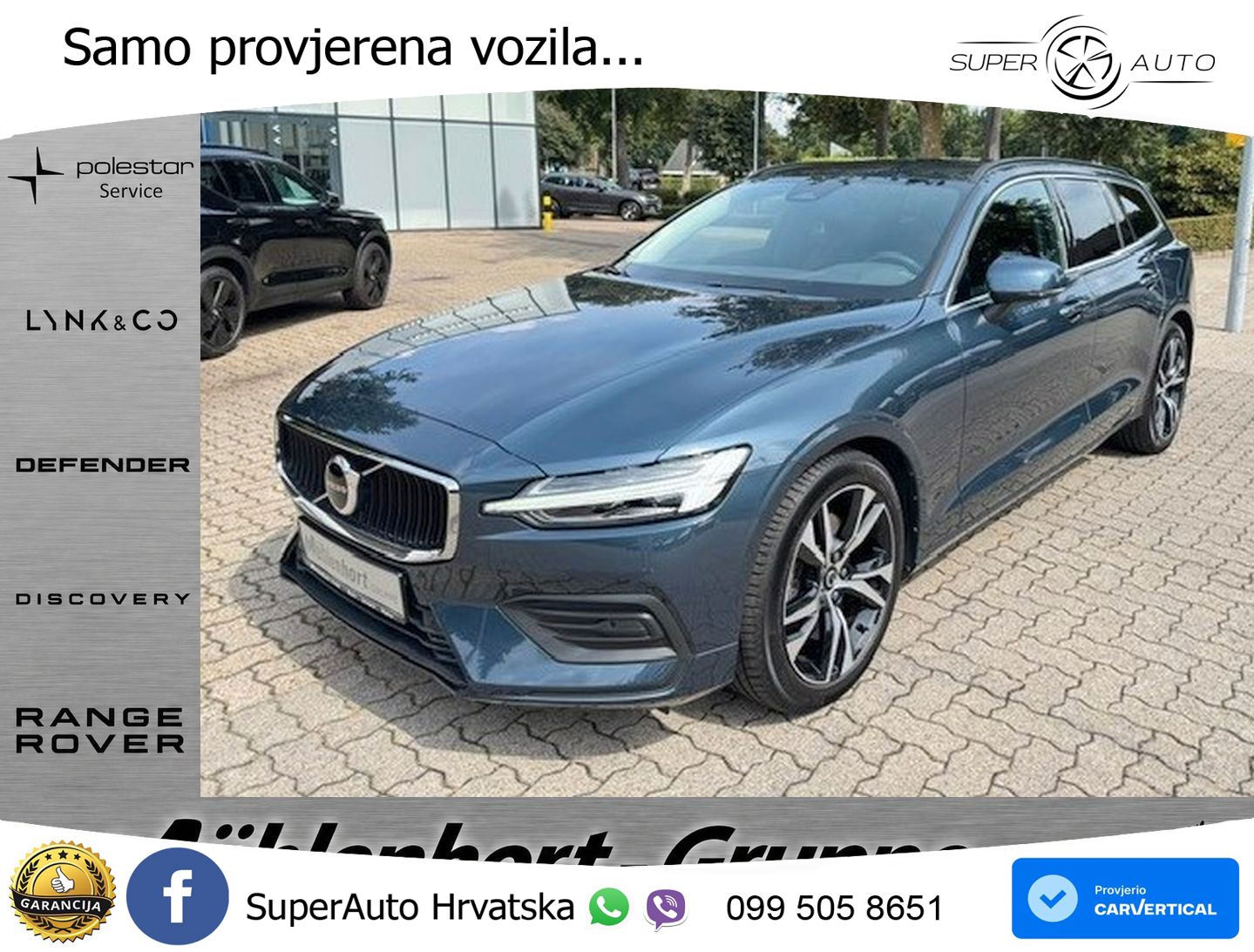 Volvo V60 2.0 B3 DCT LED+GR SJED+ACC