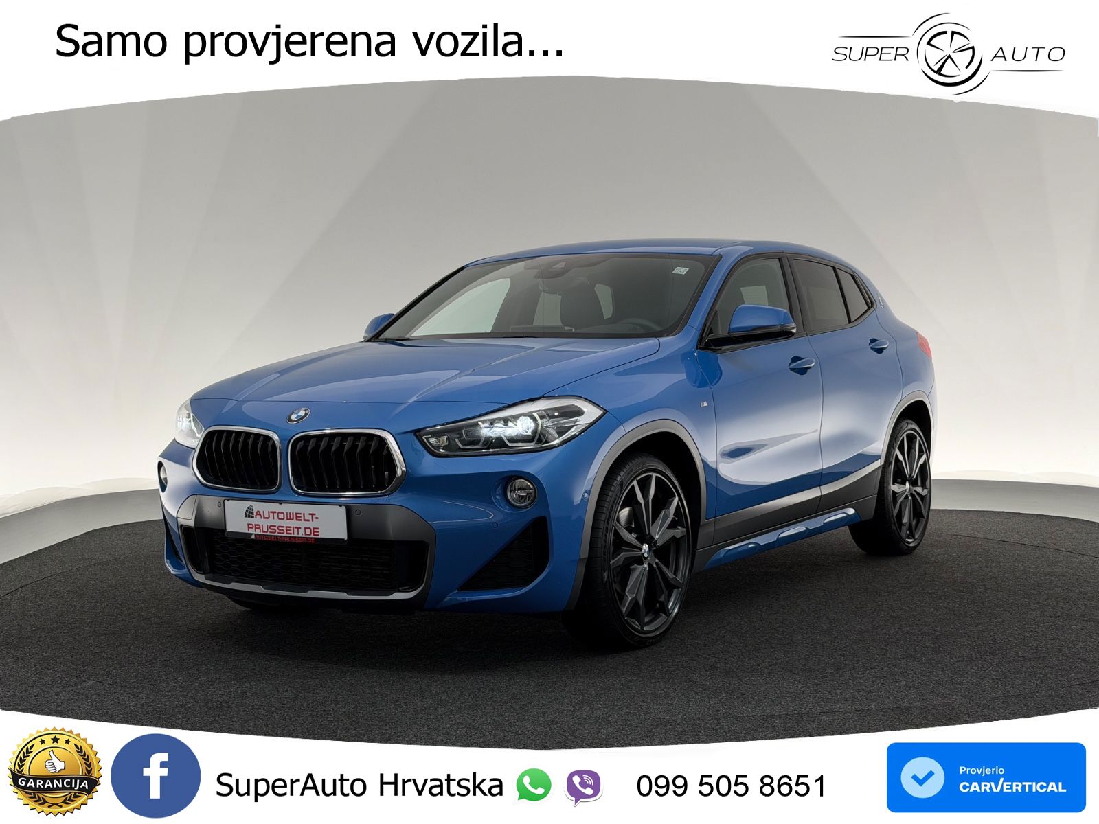 BMW X2 sDrive18d Steptronic M Sport LED+GR SJED+ACC