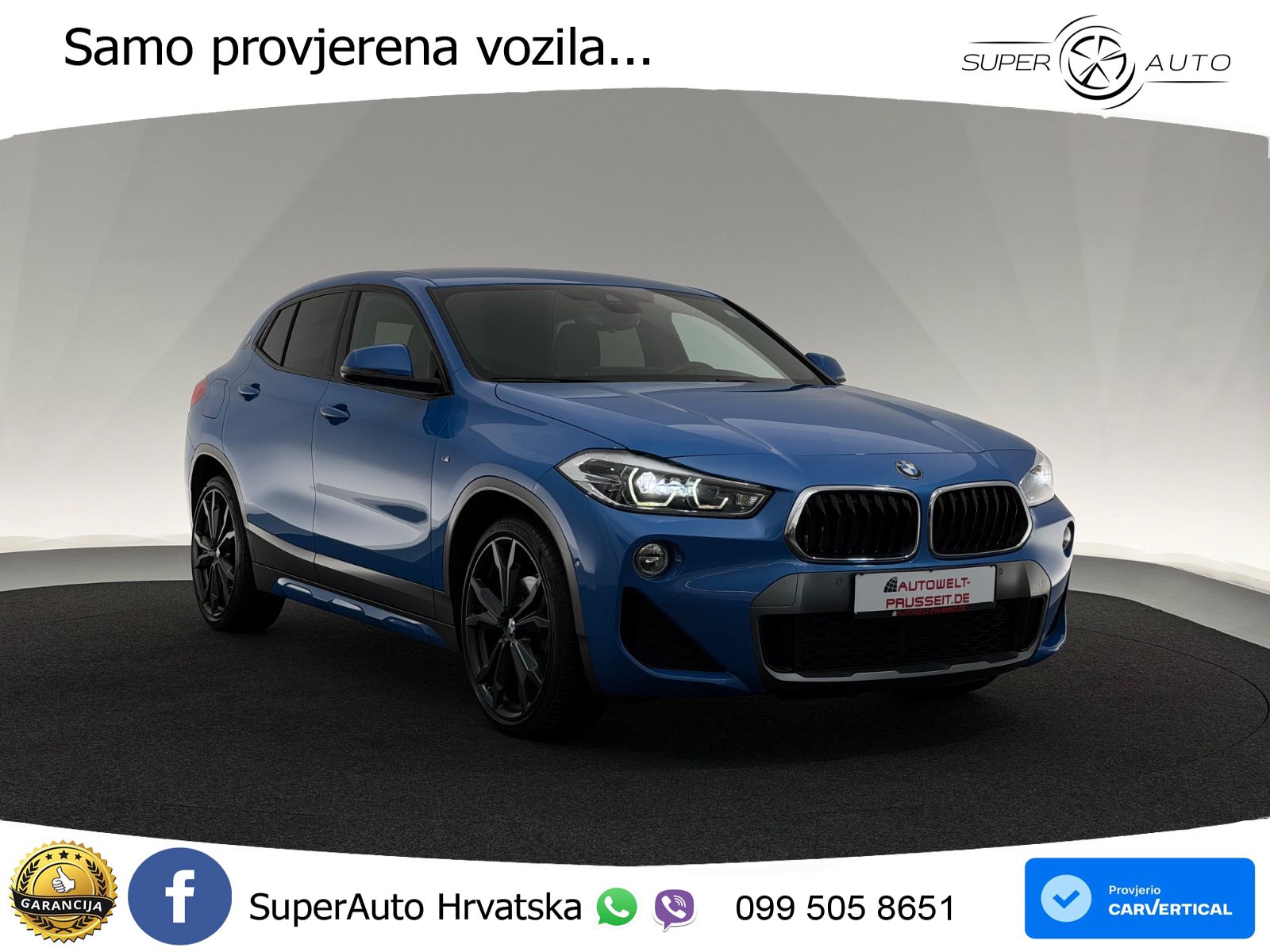 BMW X2 sDrive18d Steptronic M Sport LED+GR SJED+ACC