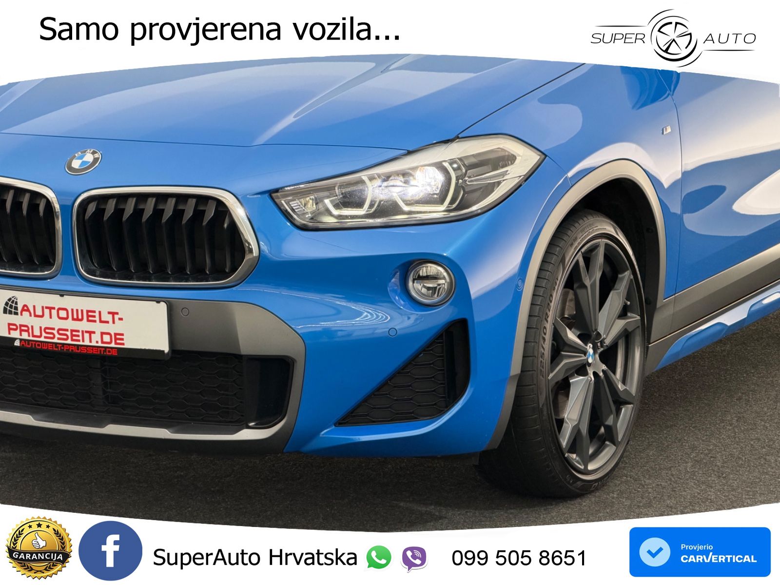 BMW X2 sDrive18d Steptronic M Sport LED+GR SJED+ACC
