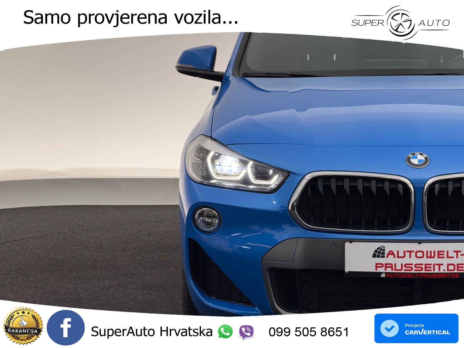 BMW X2 sDrive18d Steptronic M Sport LED+GR SJED+ACC