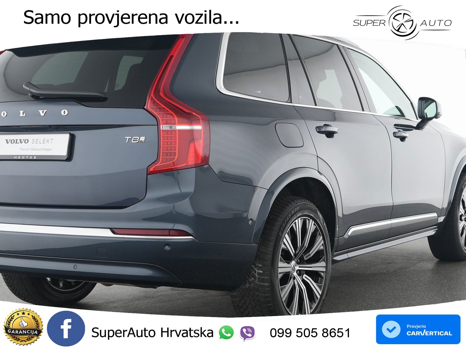 Volvo XC90 2.0 T8 AWD Automatic LED+GR SJED+ACC