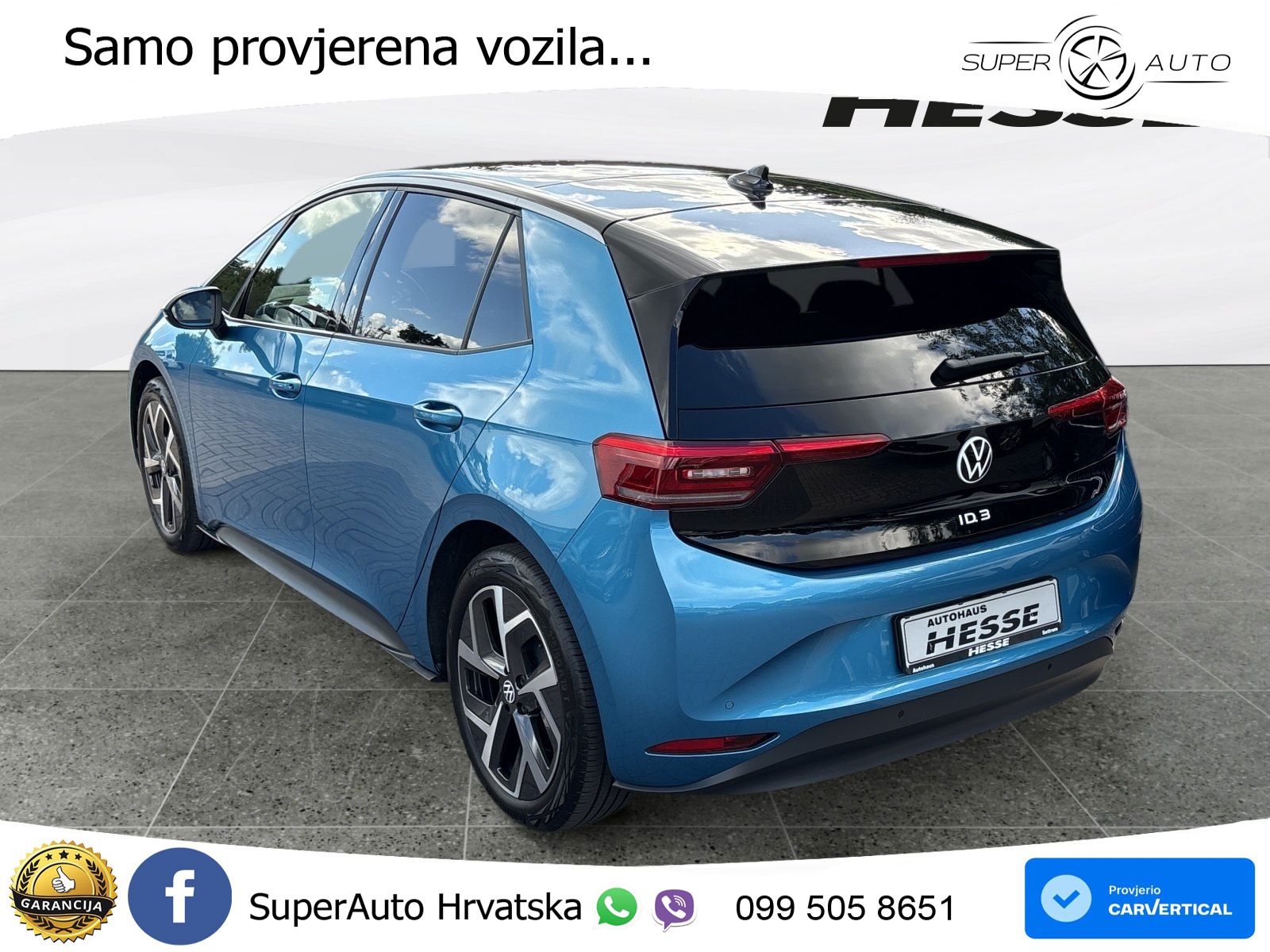 Volkswagen ID.3 Pro 62 kWh (204 KS) LED+GR SJED+ACC