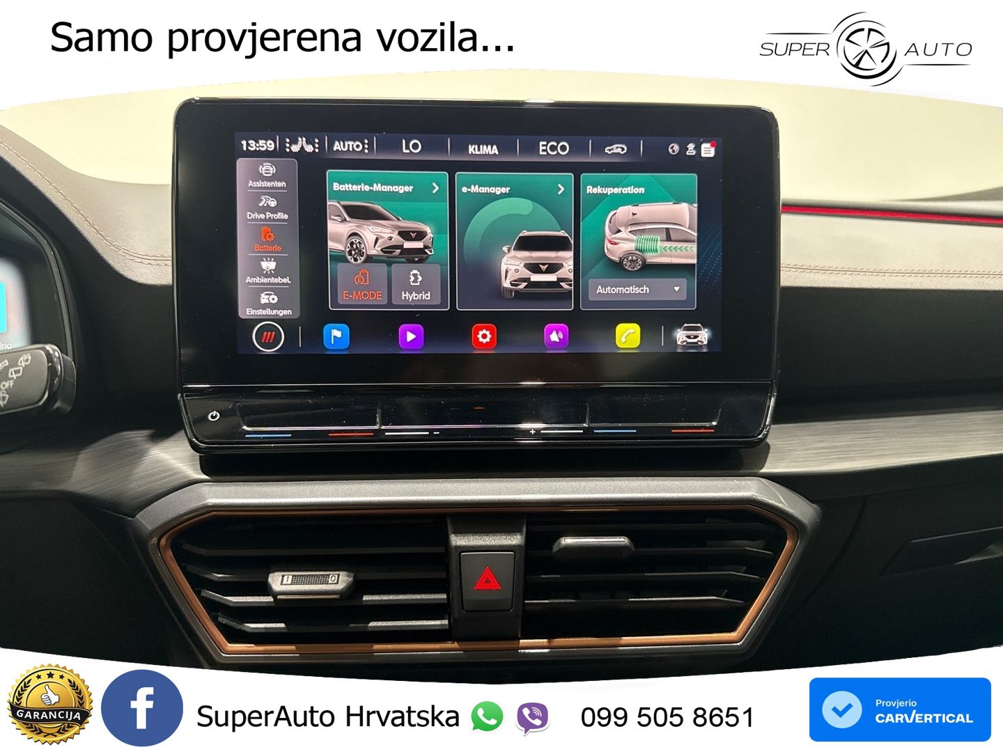 Cupra Formentor 1.4 TSI (204 KS) e-Hybrid DSG MATRIX+GR SJED+KAM