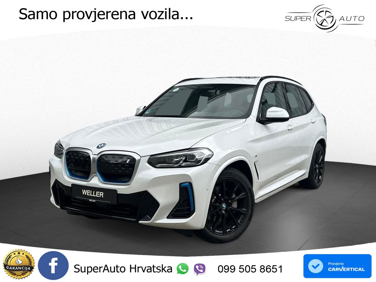 BMW iX3 80 kWh (286 KS)