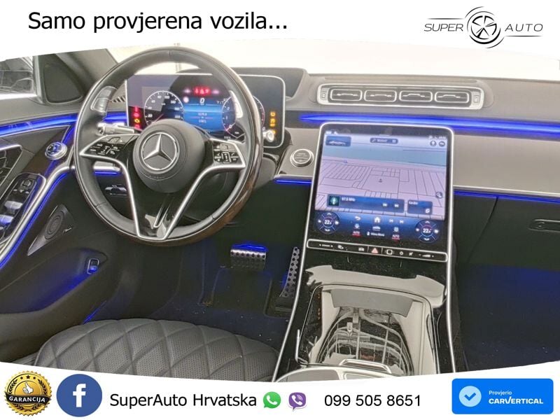 Mercedes S 450 (381 KS) EQ Boost 4MATIC 9G-TRONIC AMG ACC+HEAD+4xGR SJED+360+PANO