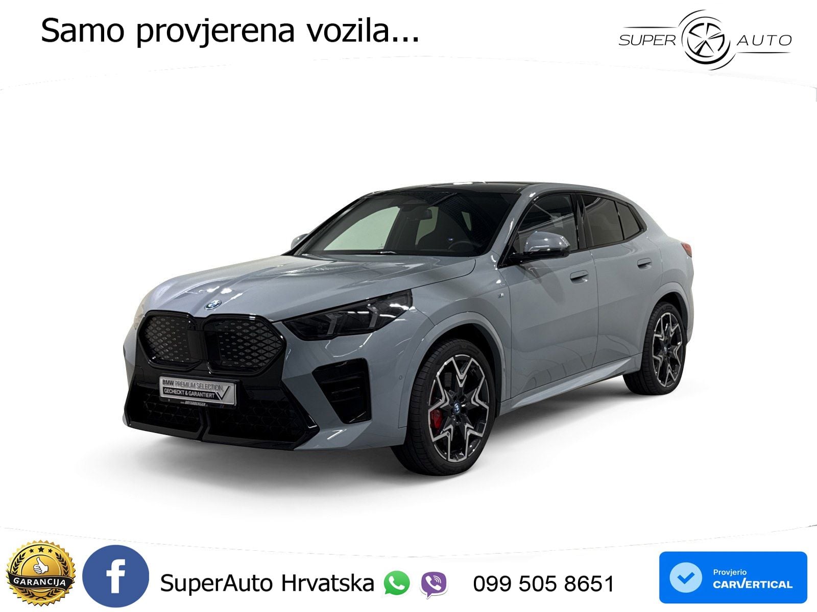 BMW iX2 66.5 kWh (313 KS) xDrive30 M Sport LED+GR SJED+ACC