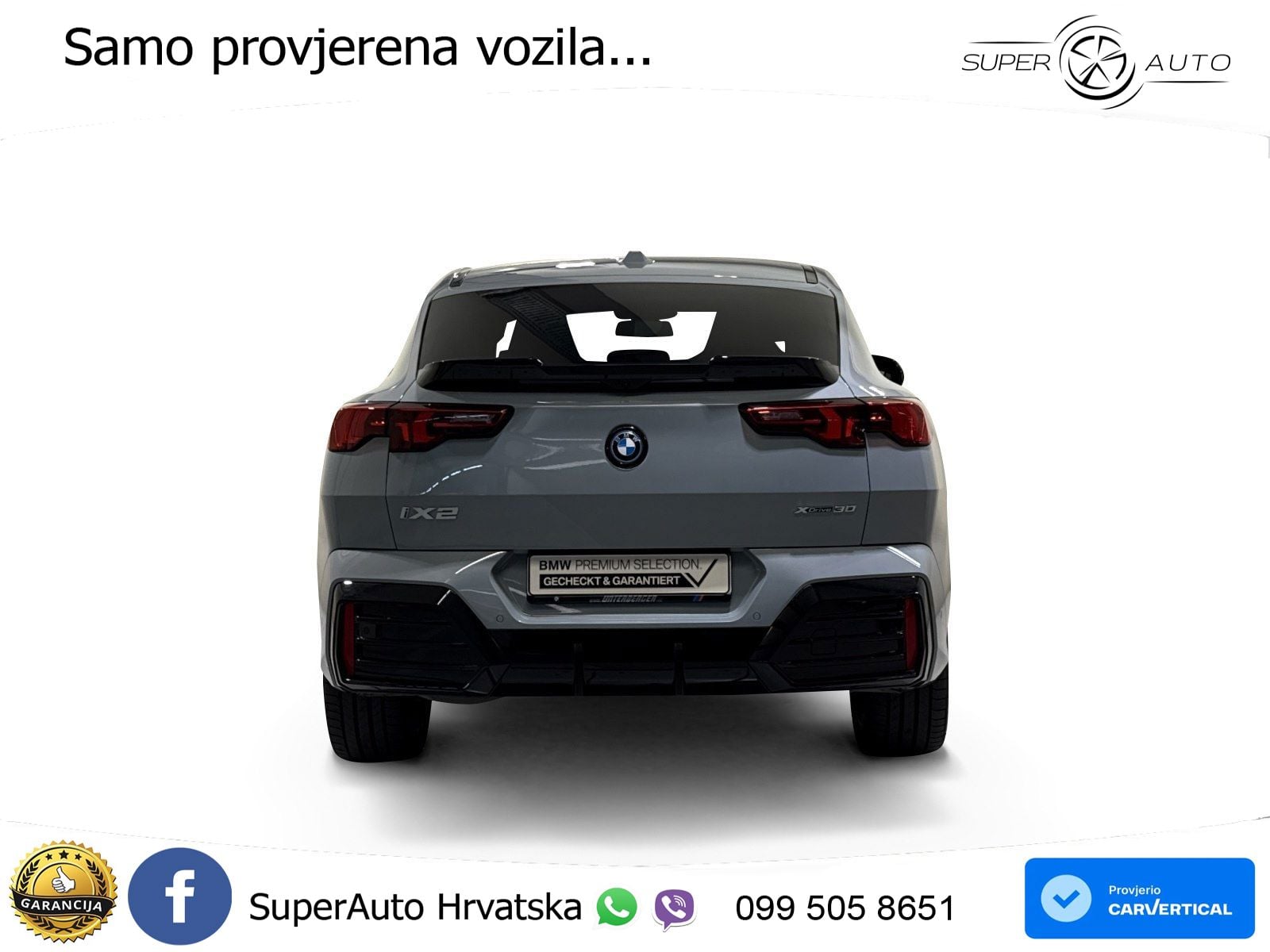 BMW iX2 66.5 kWh (313 KS) xDrive30 M Sport LED+GR SJED+ACC