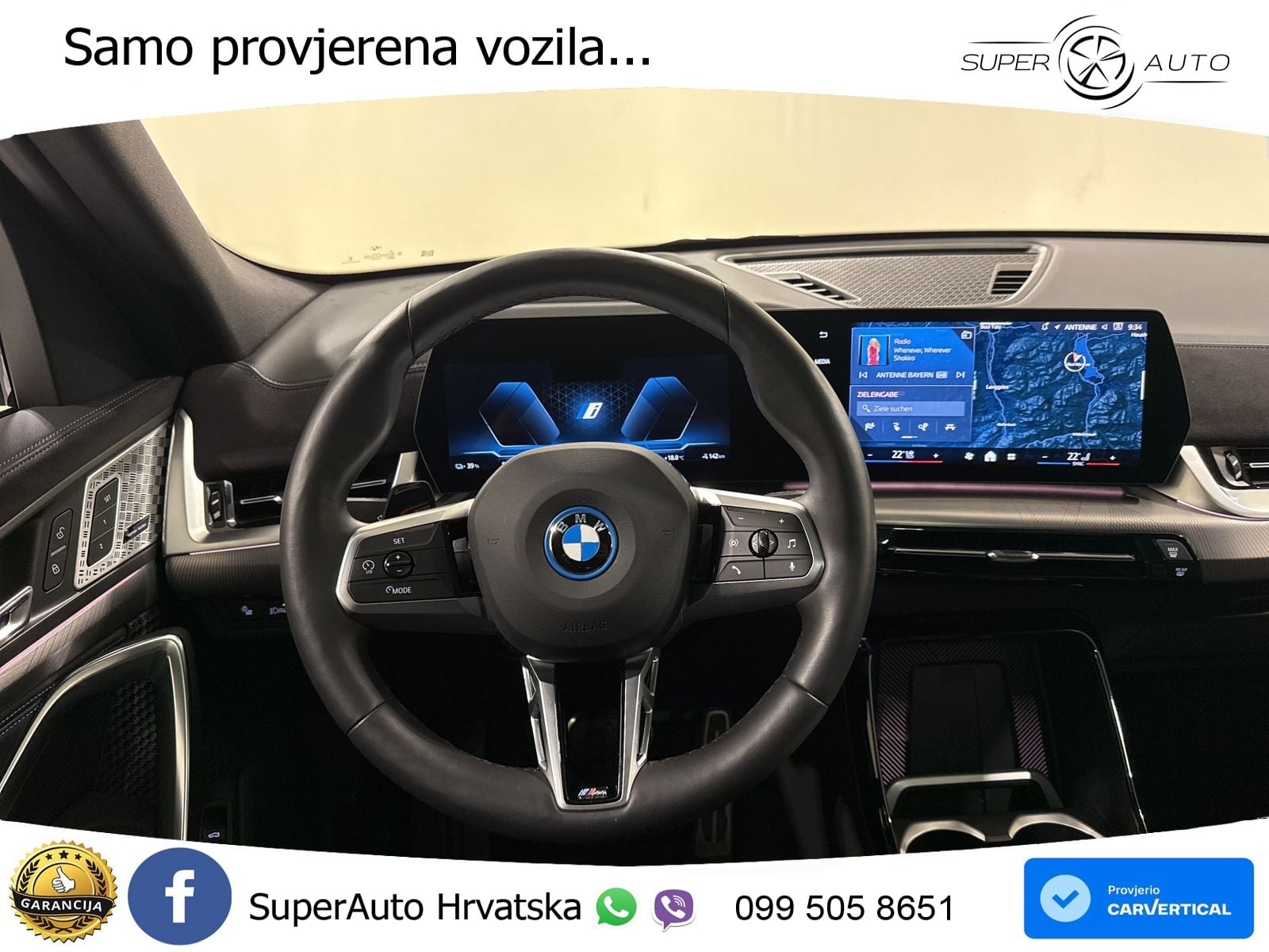 BMW iX2 66.5 kWh (313 KS) xDrive30 M Sport LED+GR SJED+ACC