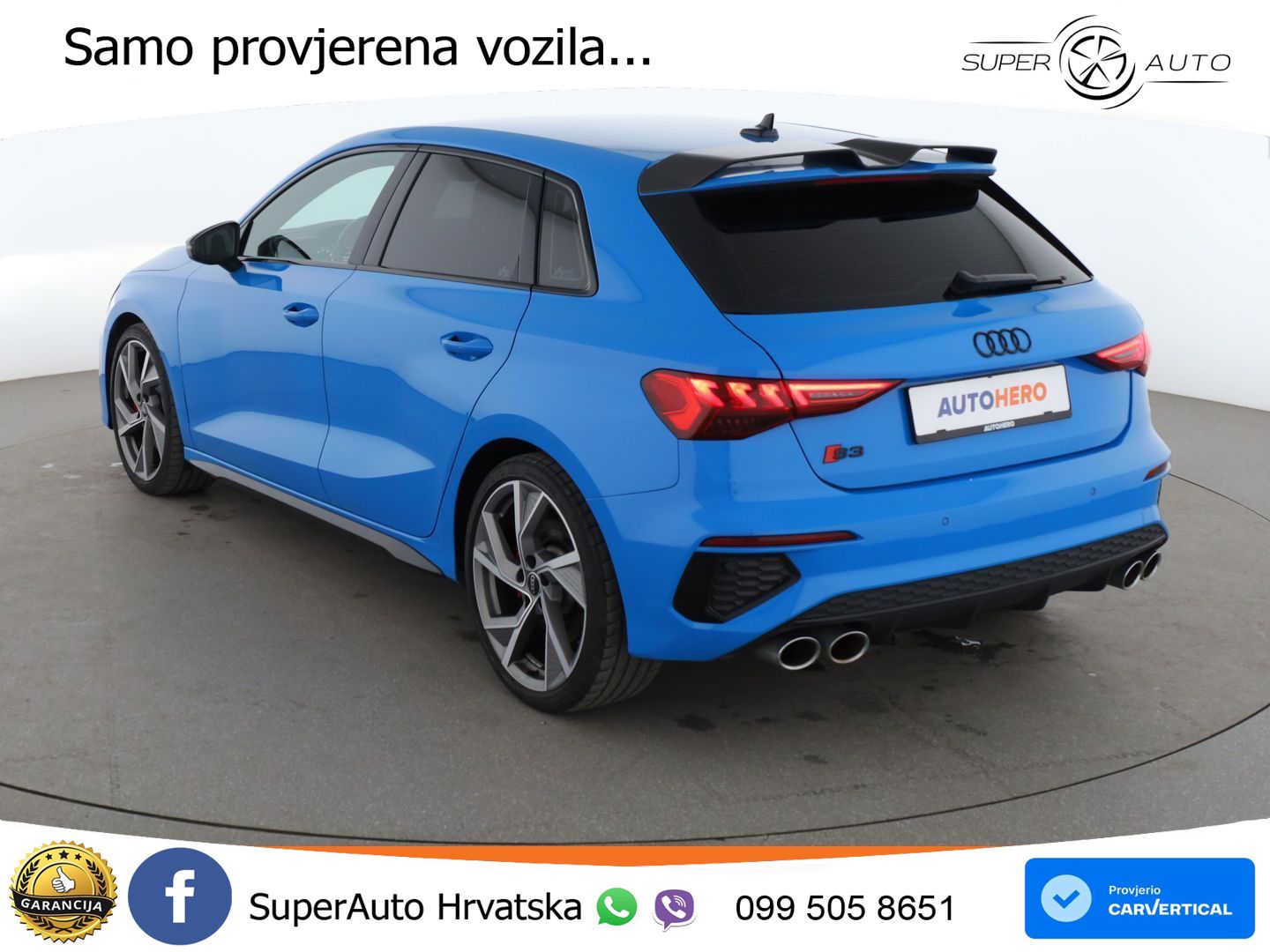 Audi S3 2.0 TFSI (310 KS) quattro S tronic LED+GR SJED+ACC