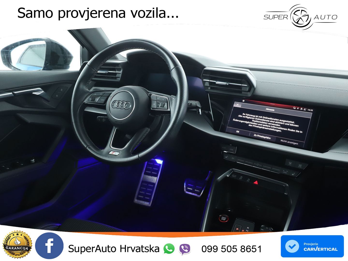 Audi S3 2.0 TFSI (310 KS) quattro S tronic LED+GR SJED+ACC