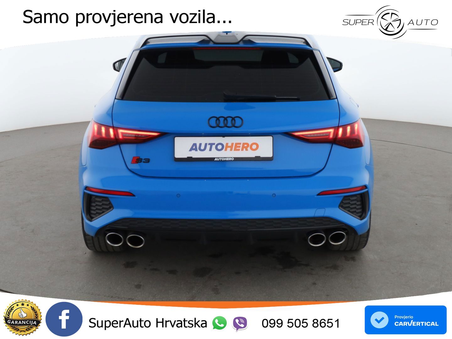 Audi S3 2.0 TFSI (310 KS) quattro S tronic LED+GR SJED+ACC
