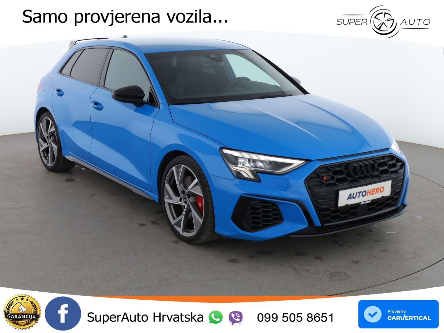 Audi S3 2.0 TFSI (310 KS) quattro S tronic LED+GR SJED+ACC