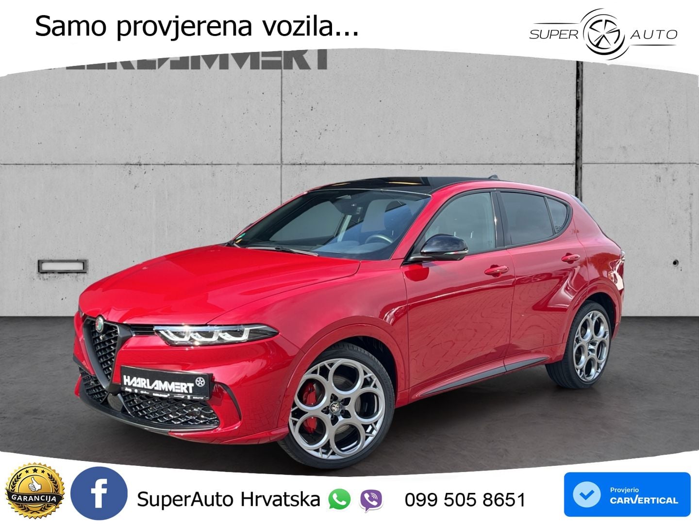 Alfa Romeo Tonale 1.5 VGT (160 KS) 48V-Hybrid TCT LED+GR SJED+ACC