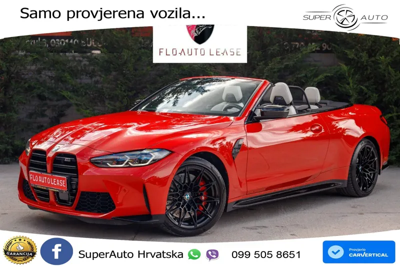 BMW M4 Convertible Competition 3.0 (510 KS) xDrive Steptronic LED+GR SJED+ACC