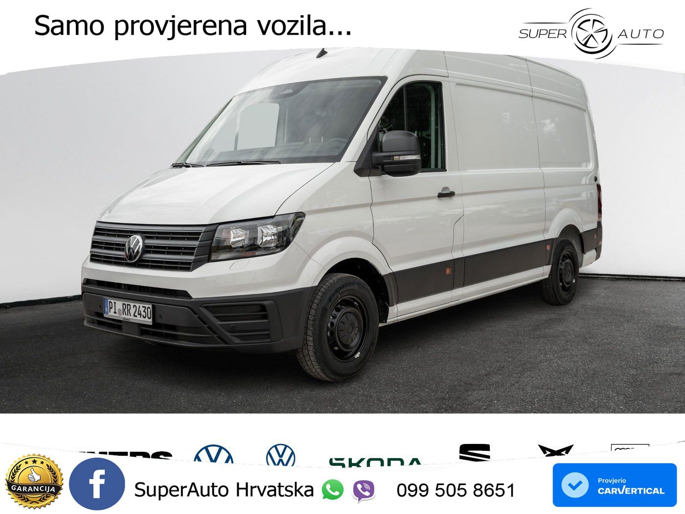 Volkswagen Crafter 35 MR HD Kasten AHK Kam. Virtual KlimaA 140 KS