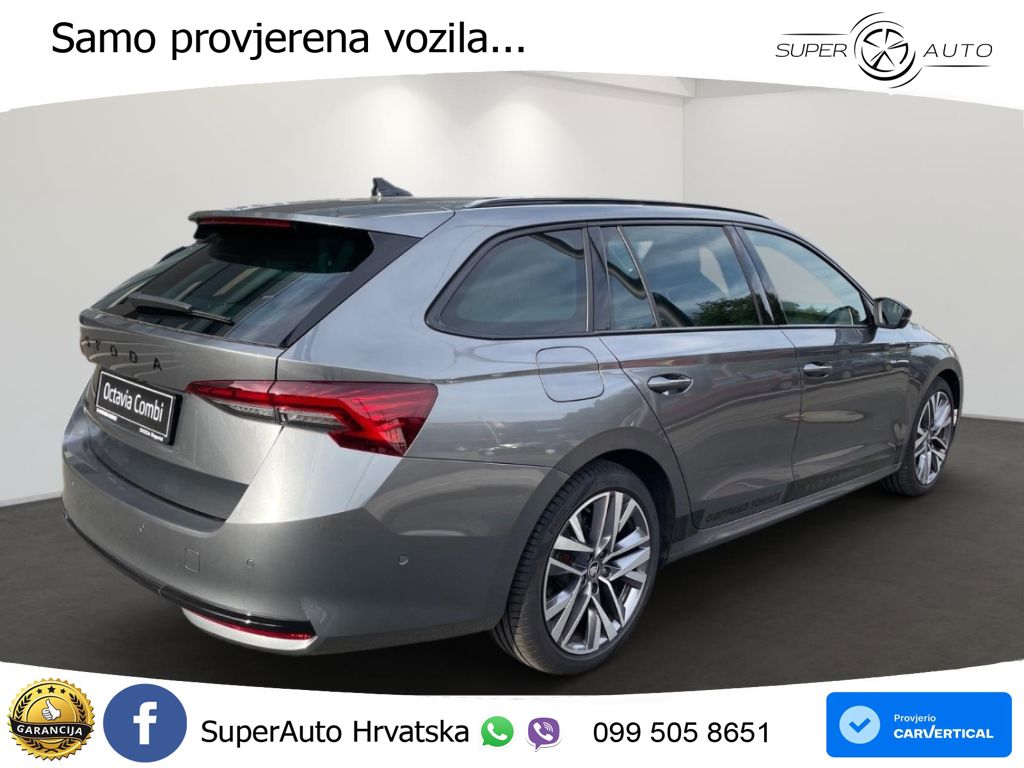 Škoda Octavia Combi 1.5 TSI (150 KS) DSG SportLine LED+GR SJED+ACC