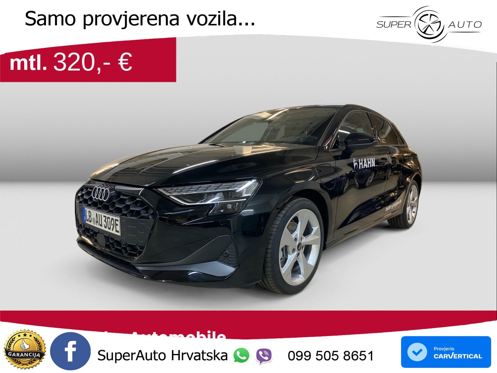 Audi A3 Sportback 40 TFSI e (204 KS) Plug-in Hybrid S tronic LED+GR SJED+ACC