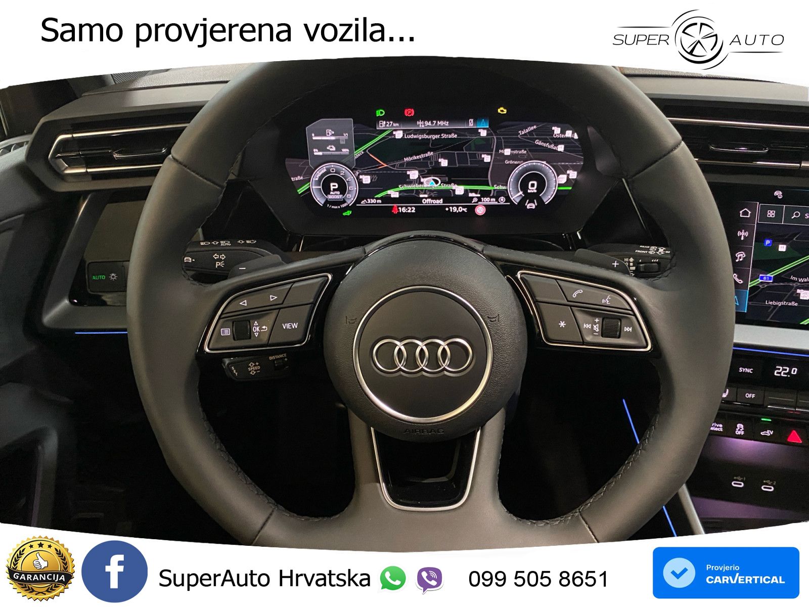 Audi A3 Sportback 40 TFSI e (204 KS) Plug-in Hybrid S tronic LED+GR SJED+ACC