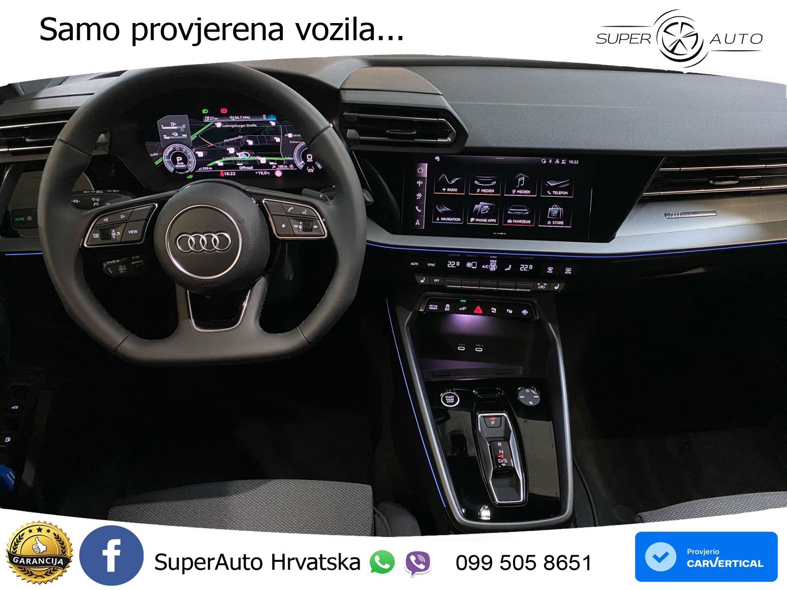 Audi A3 Sportback 40 TFSI e (204 KS) Plug-in Hybrid S tronic LED+GR SJED+ACC