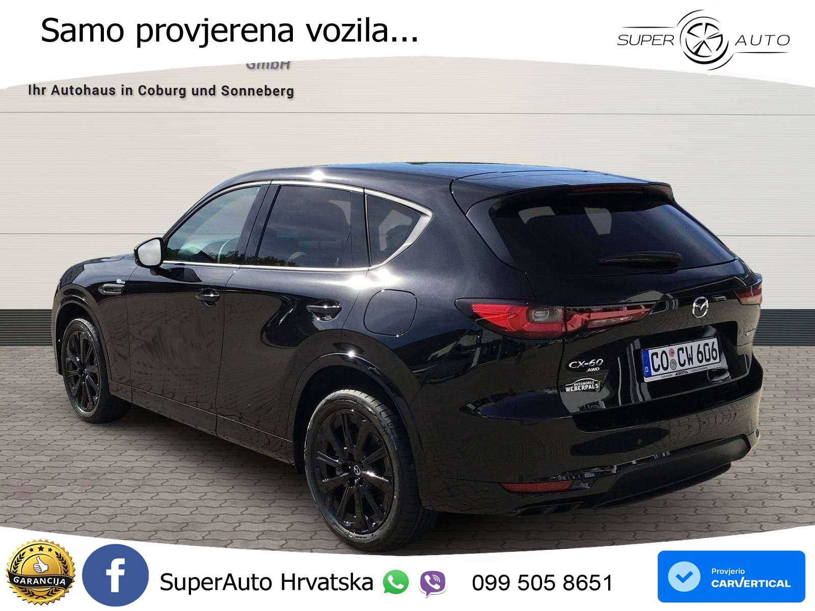 Mazda CX-60 3.3 e-Skyactiv D (254 KS) AWD Automatic LED+GR SJED+ACC