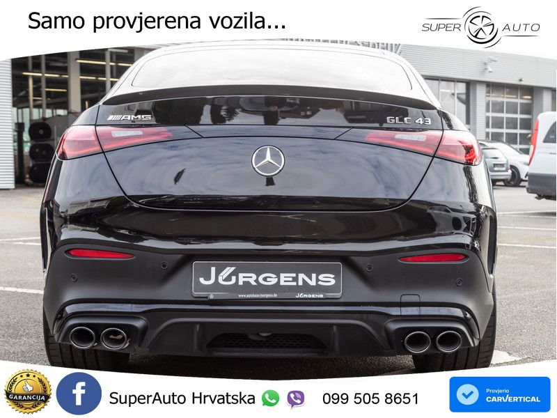 Mercedes GLC Coupe AMG GLC 43 (421 KS) 4MATIC AMG SPEEDSHIFT MCT 9G ACC+HEAD+4xGR SJED+360+PANO