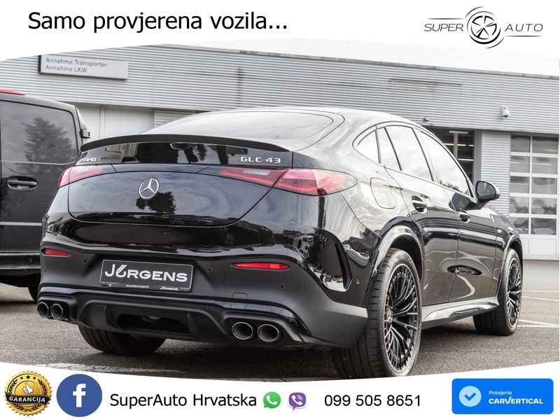 Mercedes GLC Coupe AMG GLC 43 (421 KS) 4MATIC AMG SPEEDSHIFT MCT 9G ACC+HEAD+4xGR SJED+360+PANO