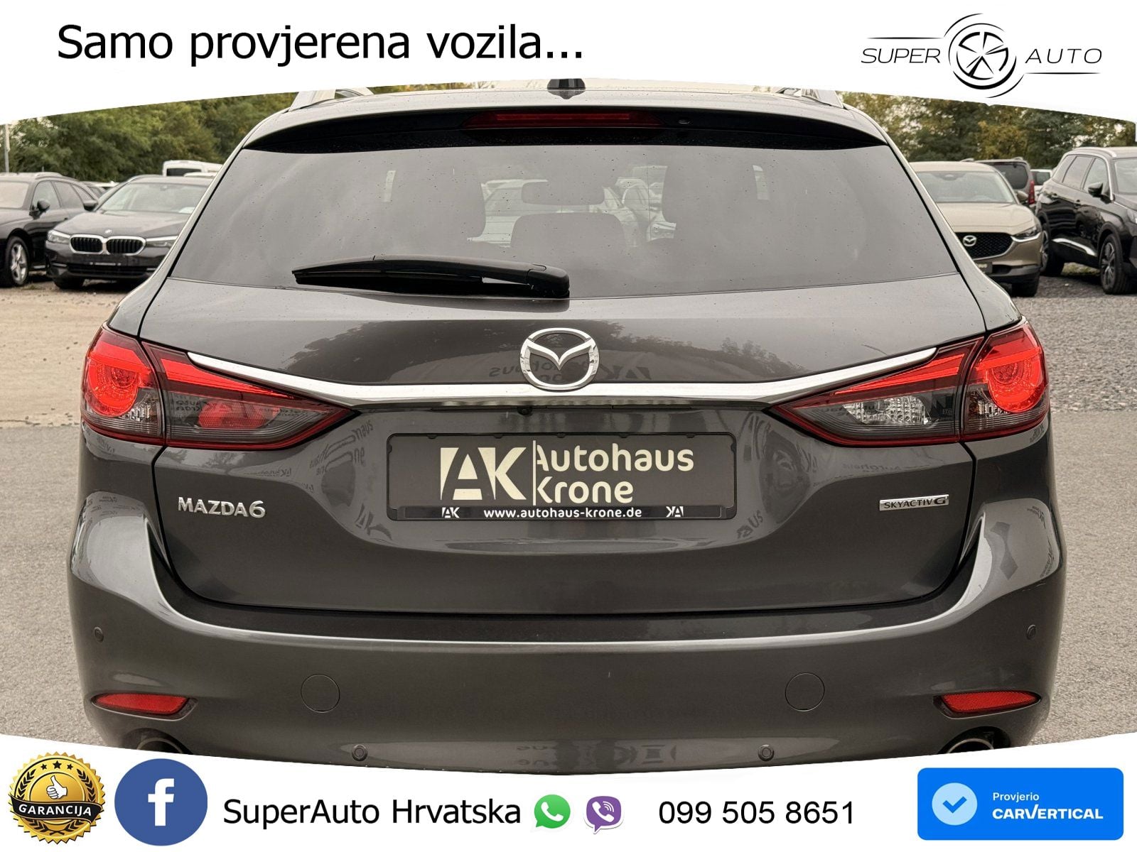 Mazda 6 Sport Combi 2.0 SKYACTIV-G (165 KS) SKYACTIV-Drive LED+GR SJED+ACC