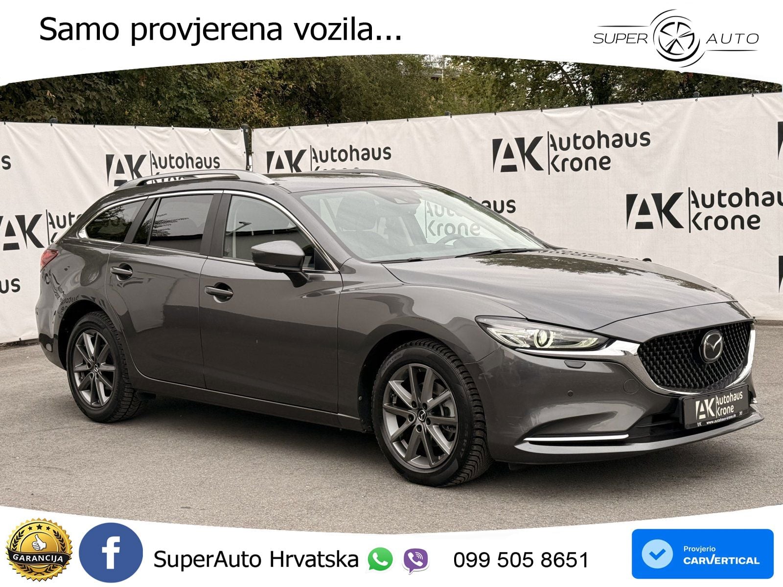 Mazda 6 Sport Combi 2.0 SKYACTIV-G (165 KS) SKYACTIV-Drive LED+GR SJED+ACC