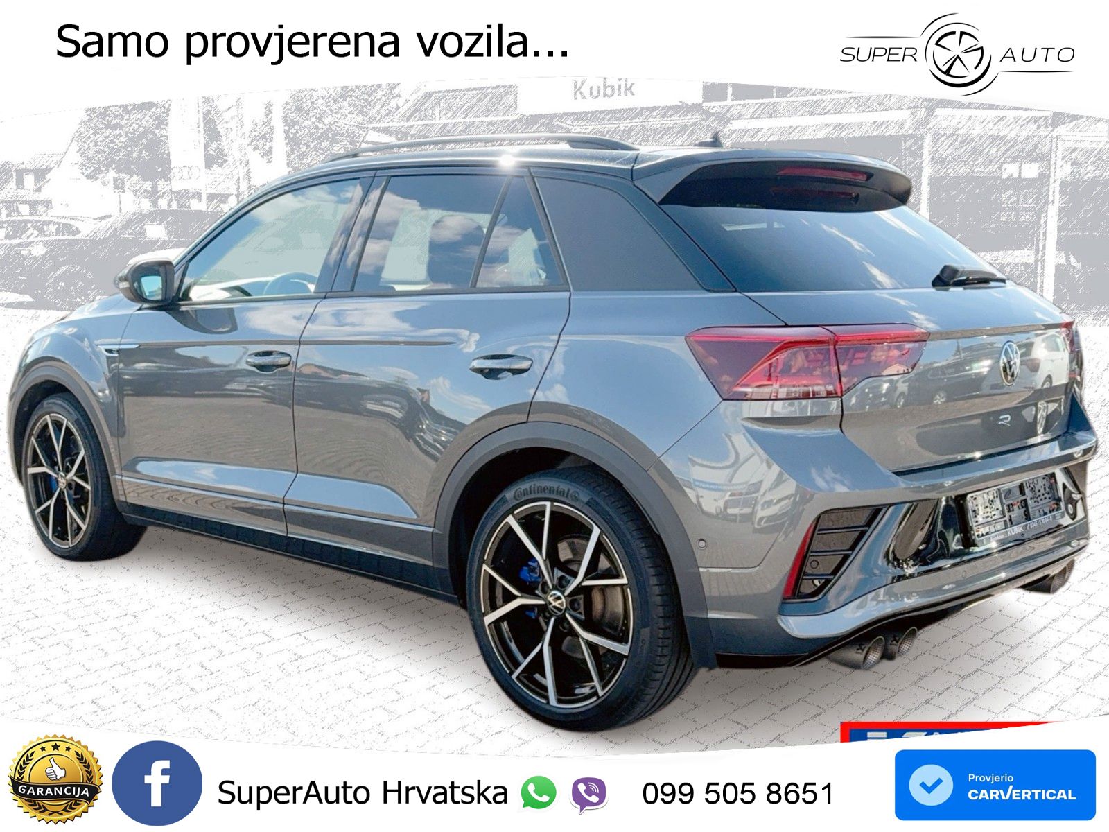 Volkswagen T-Roc I R 2.0 TSI (300 KS) OPF 4M DSG MATRIX+GR SJED+KAM