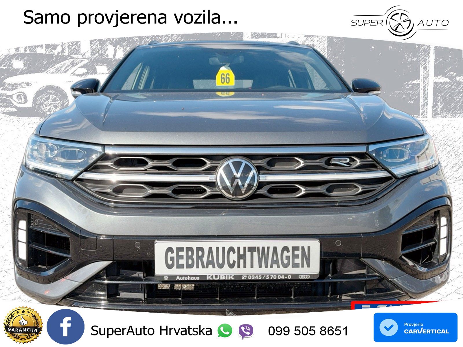 Volkswagen T-Roc I R 2.0 TSI (300 KS) OPF 4M DSG MATRIX+GR SJED+KAM