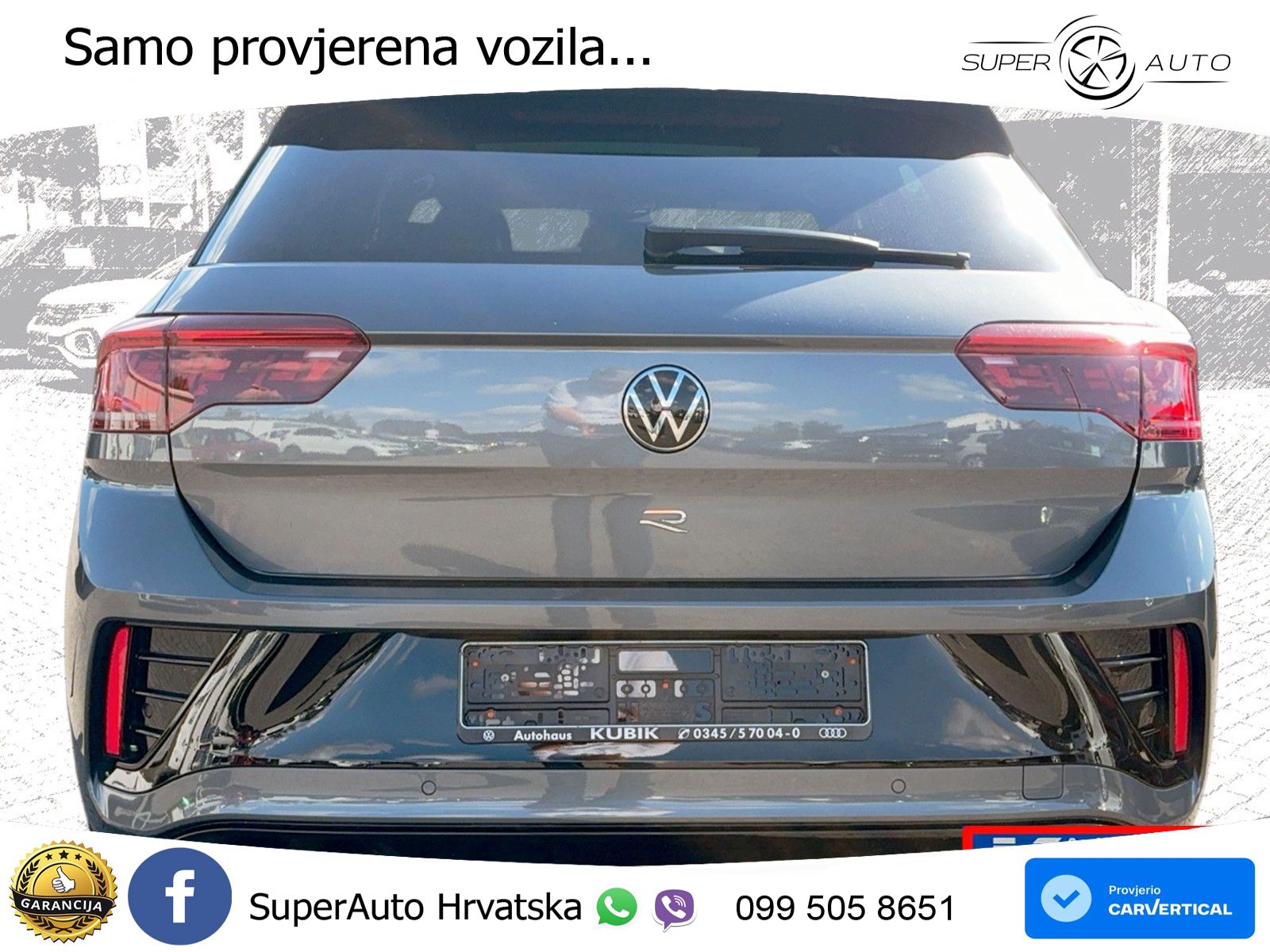 Volkswagen T-Roc I R 2.0 TSI (300 KS) OPF 4M DSG MATRIX+GR SJED+KAM