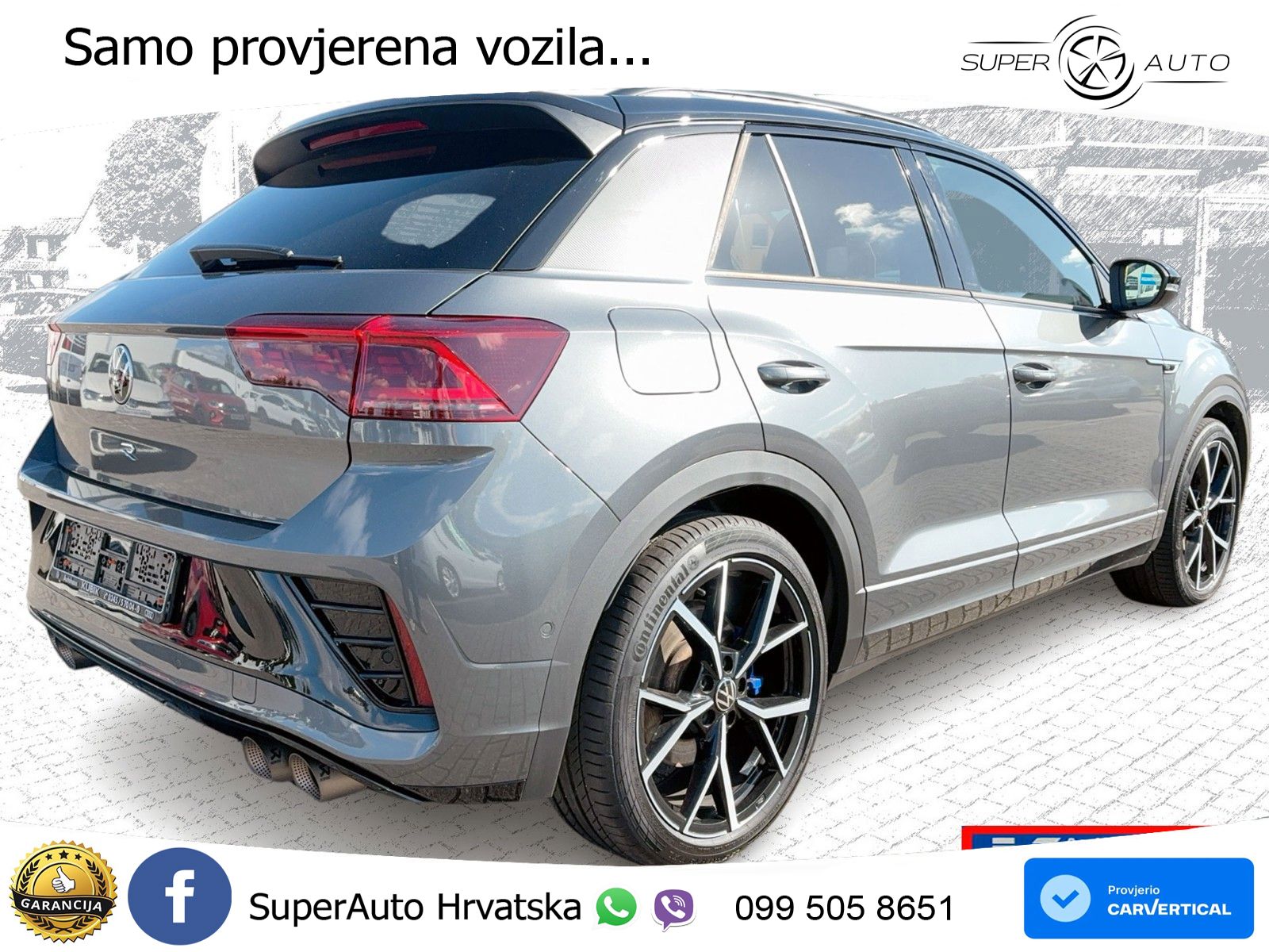 Volkswagen T-Roc I R 2.0 TSI (300 KS) OPF 4M DSG MATRIX+GR SJED+KAM