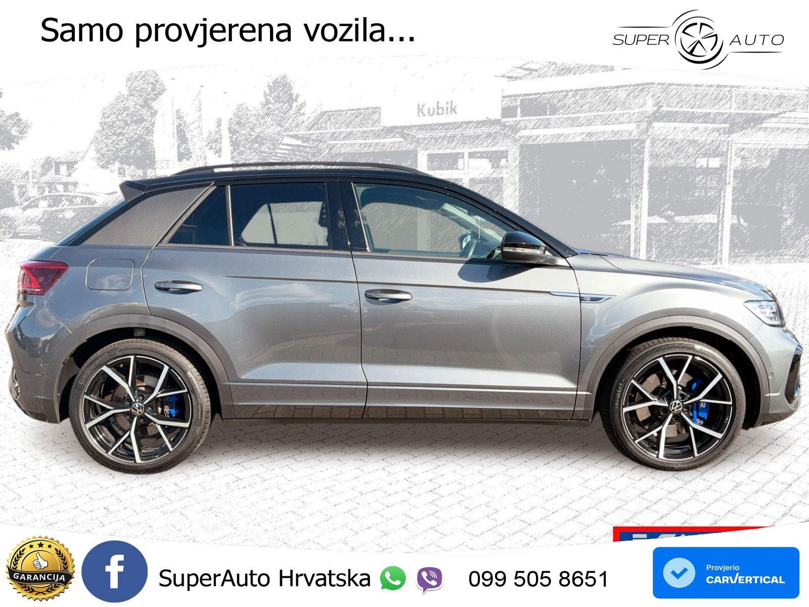 Volkswagen T-Roc I R 2.0 TSI (300 KS) OPF 4M DSG MATRIX+GR SJED+KAM