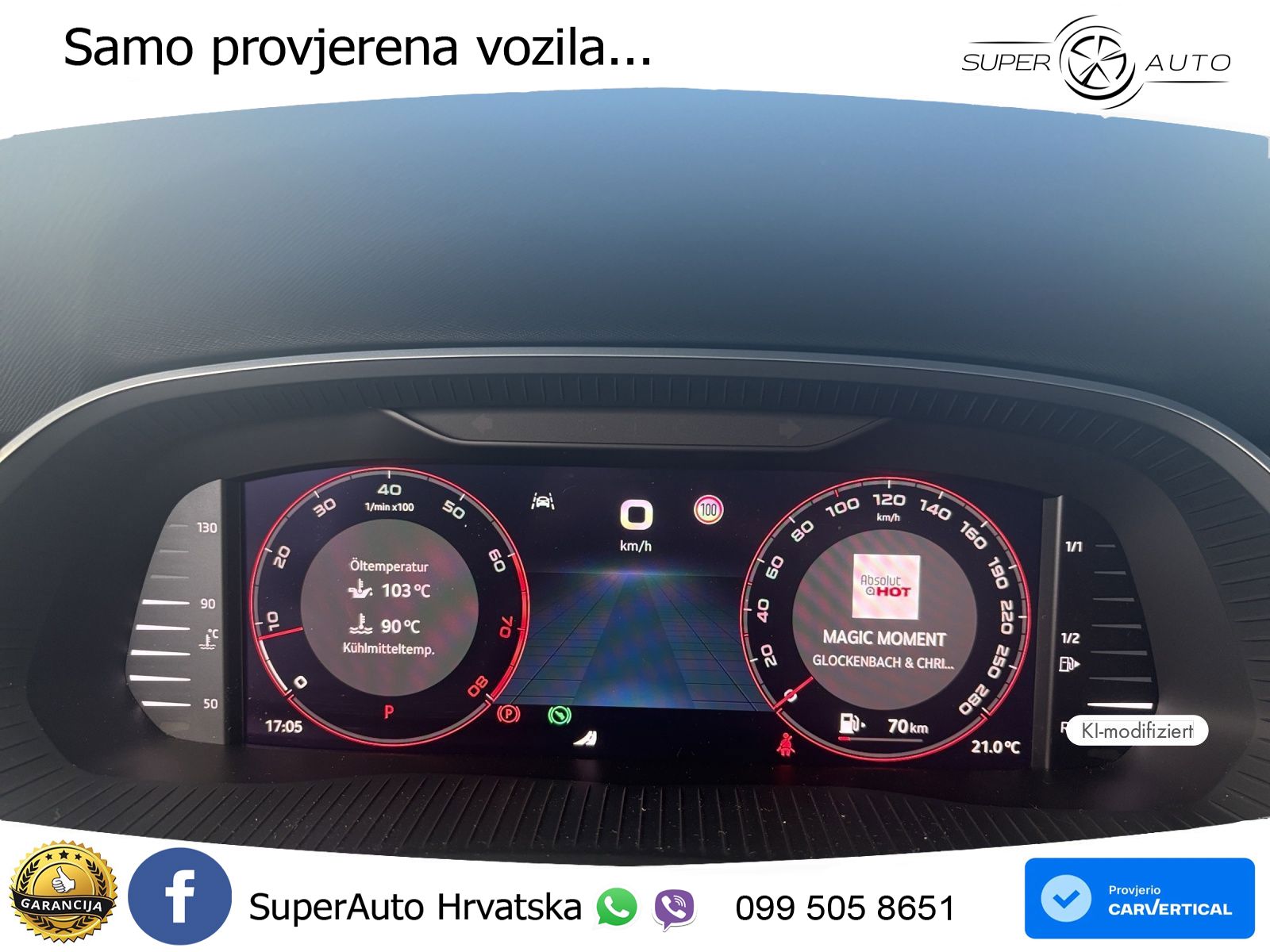 Škoda Octavia Combi RS 2.0 TSI (265 KS) DSG MATRIX+GR SJED+KAM