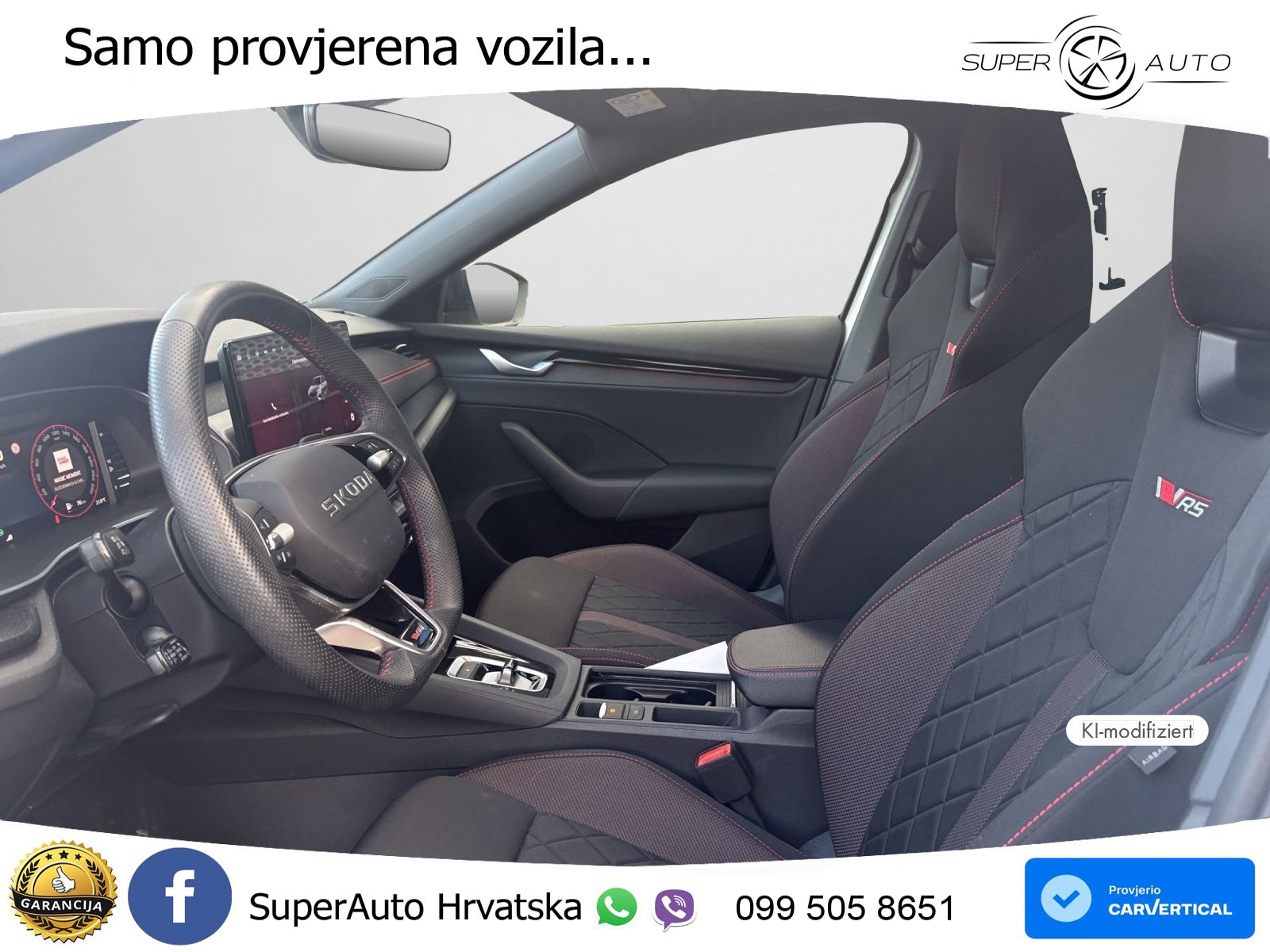 Škoda Octavia Combi RS 2.0 TSI (265 KS) DSG MATRIX+GR SJED+KAM