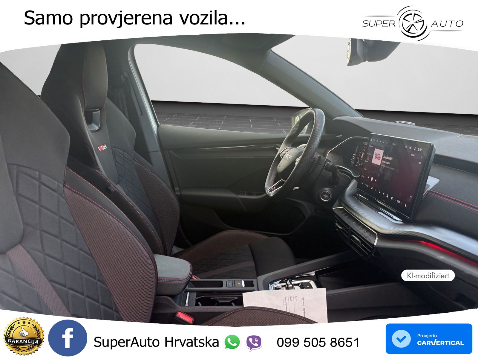 Škoda Octavia Combi RS 2.0 TSI (265 KS) DSG MATRIX+GR SJED+KAM