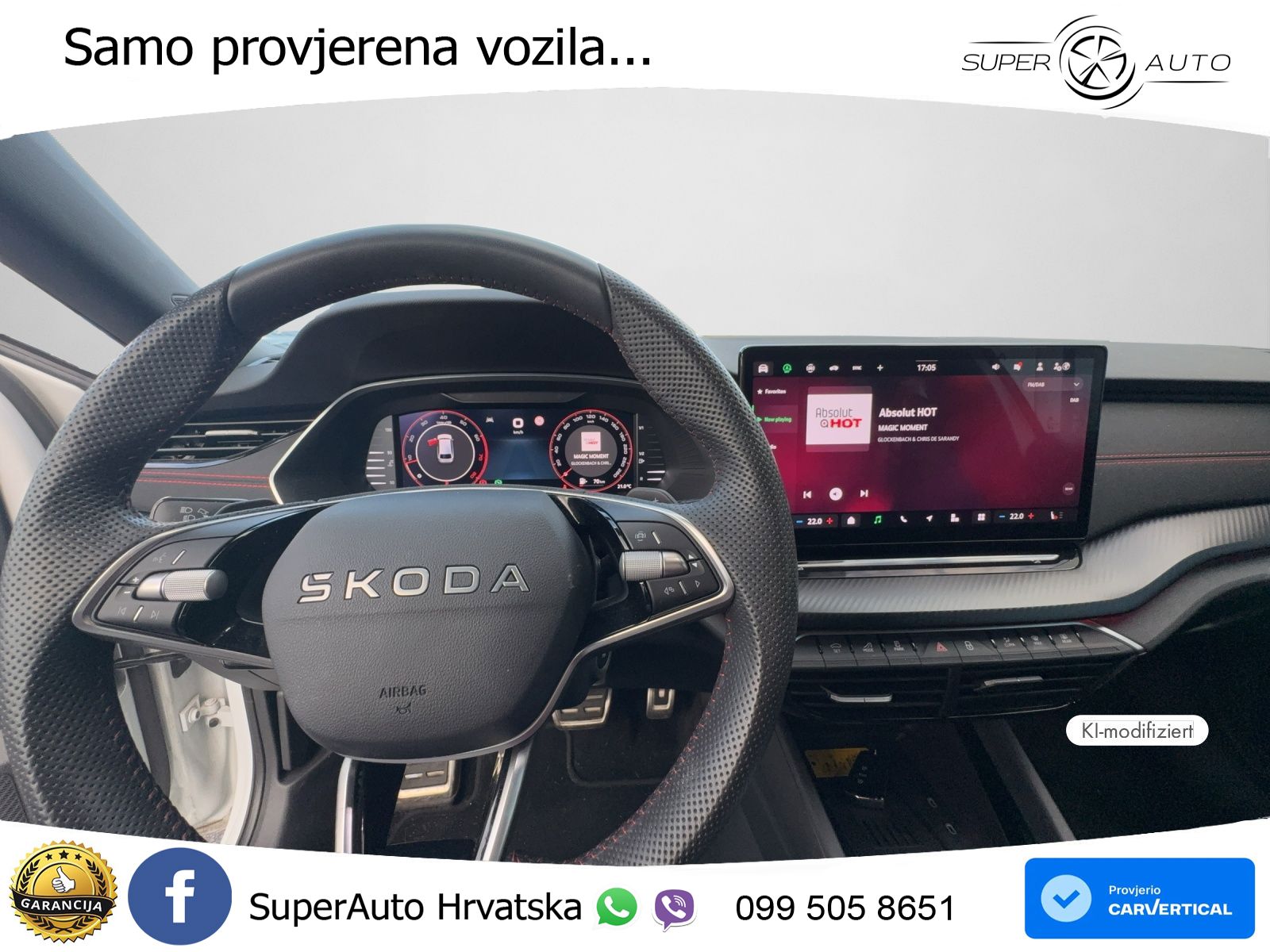 Škoda Octavia Combi RS 2.0 TSI (265 KS) DSG MATRIX+GR SJED+KAM