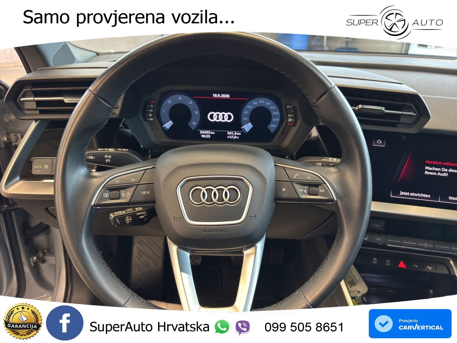 Audi A3 30 TDI (116 KS) LED+GR SJED+ACC