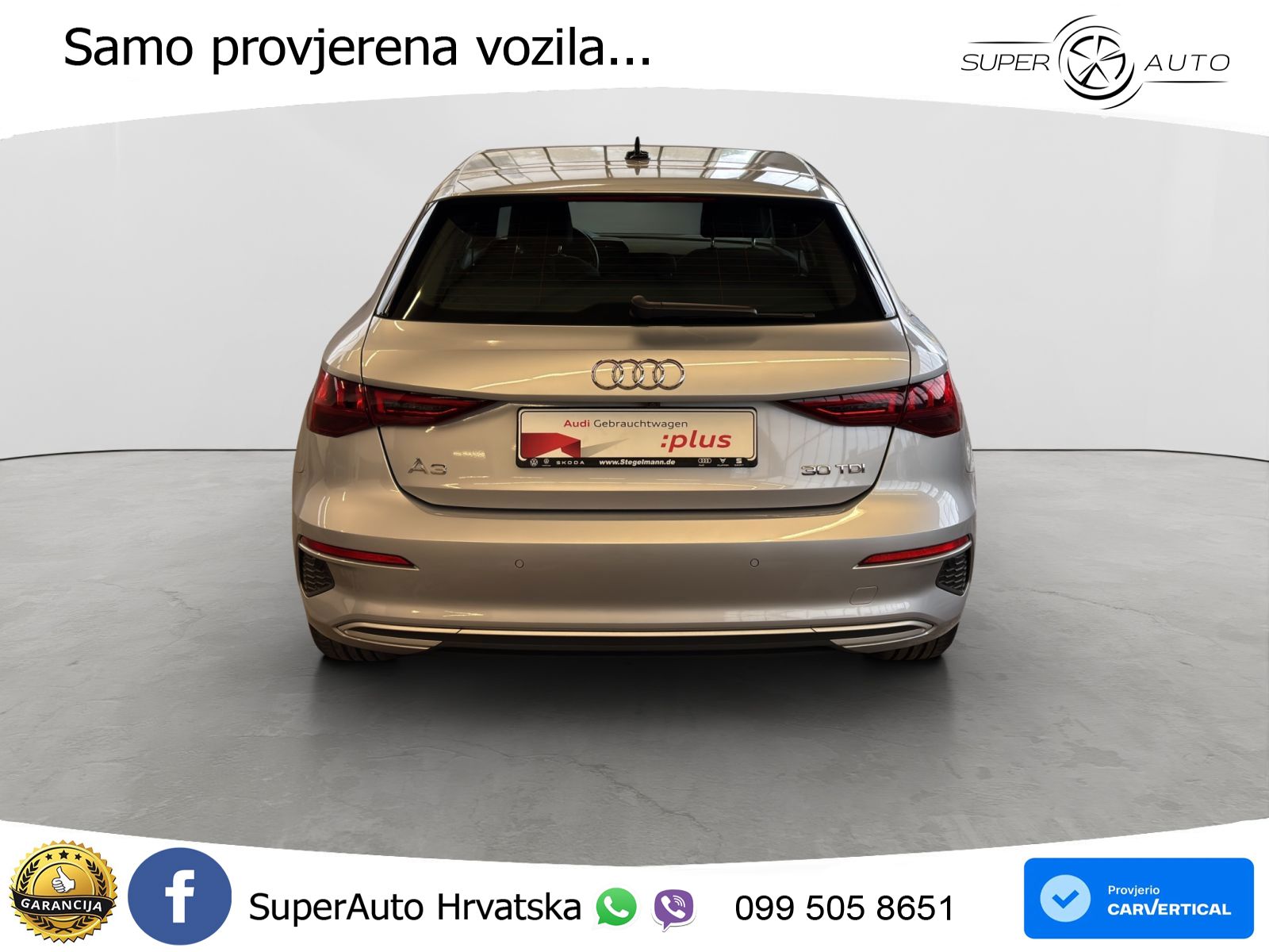Audi A3 30 TDI (116 KS) LED+GR SJED+ACC