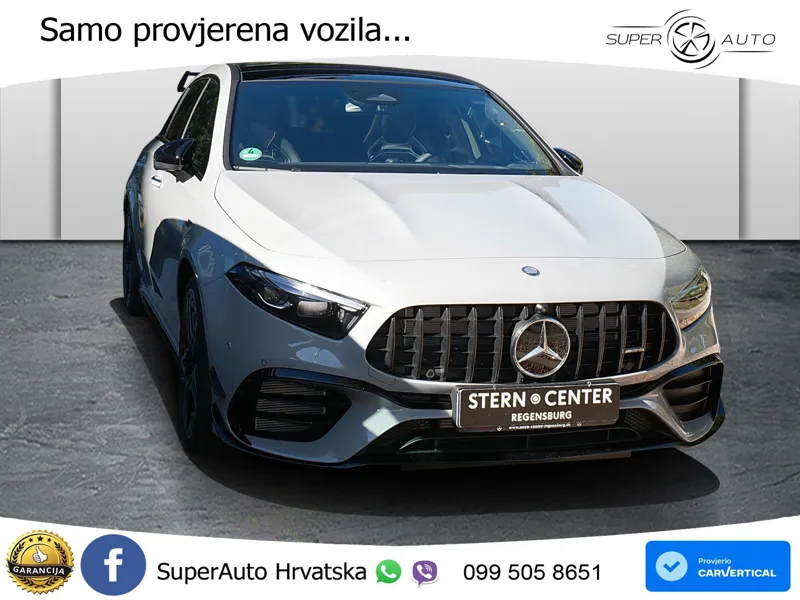 Mercedes-Benz AMG A 45 S 4MATIC+ AMG SPEEDSHIFT DCT 8G ACC+HEAD+GR SJED+360+PANO