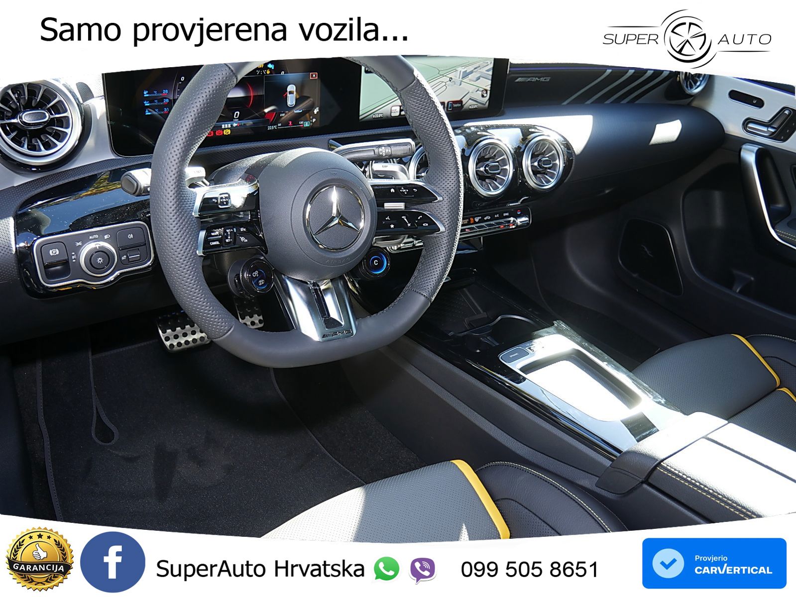 Mercedes-Benz AMG A 45 S 4MATIC+ AMG SPEEDSHIFT DCT 8G ACC+HEAD+GR SJED+360+PANO