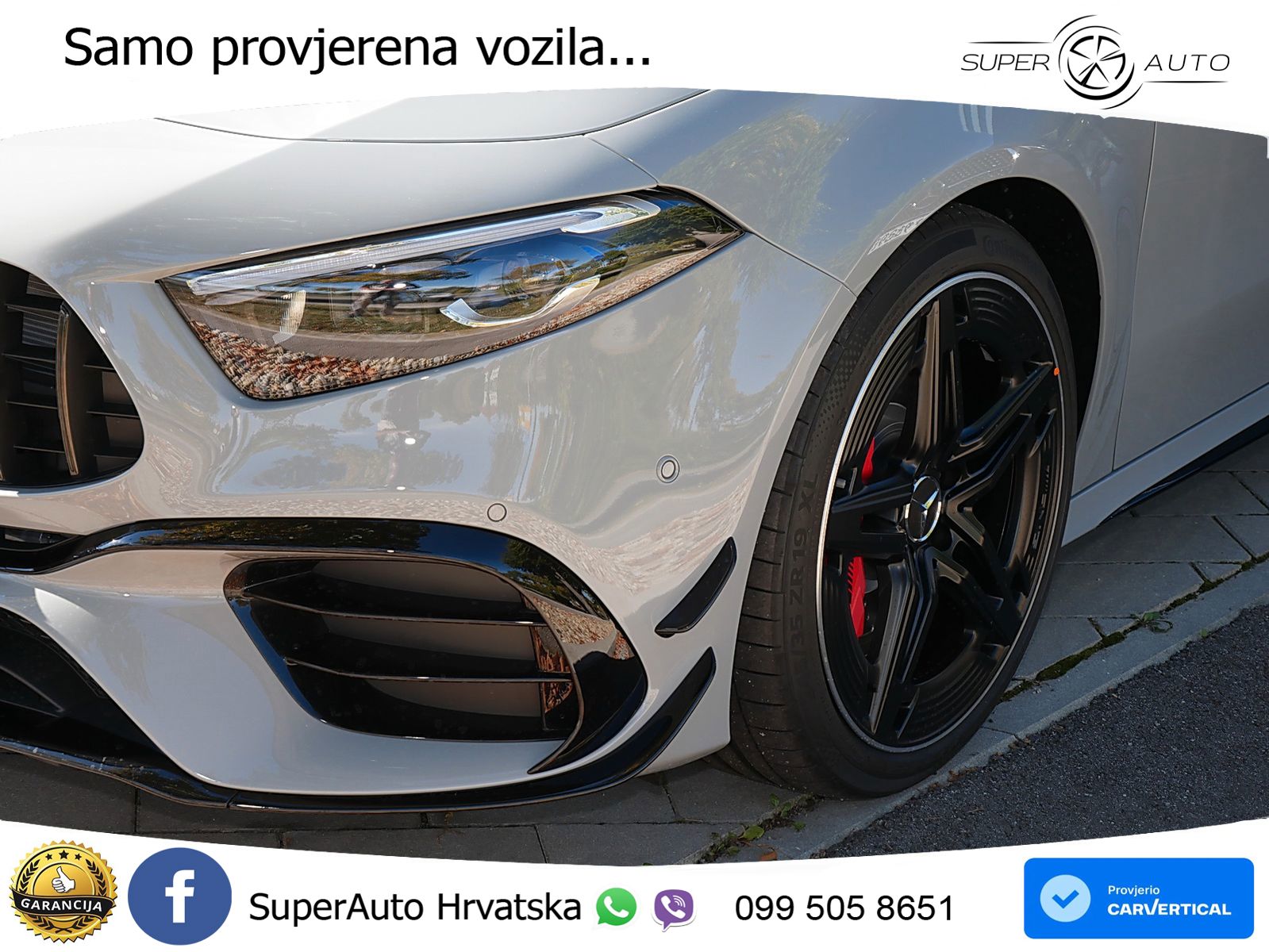 Mercedes-Benz AMG A 45 S 4MATIC+ AMG SPEEDSHIFT DCT 8G ACC+HEAD+GR SJED+360+PANO